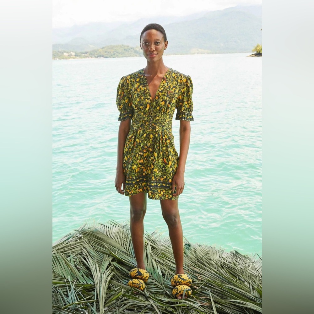 NWOT Farm Rio Star Fruit Mini Dress L